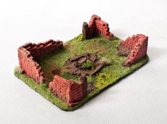 Ruined HOUSE Type I 28mm painted