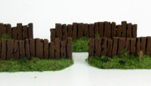 Wooden Fences type I 28mm unpainted