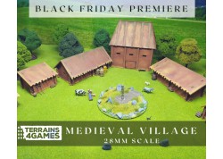 MDF Medieval Village 28mm