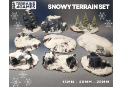 SNOWY  Standard Battlefield Set - 9 elements