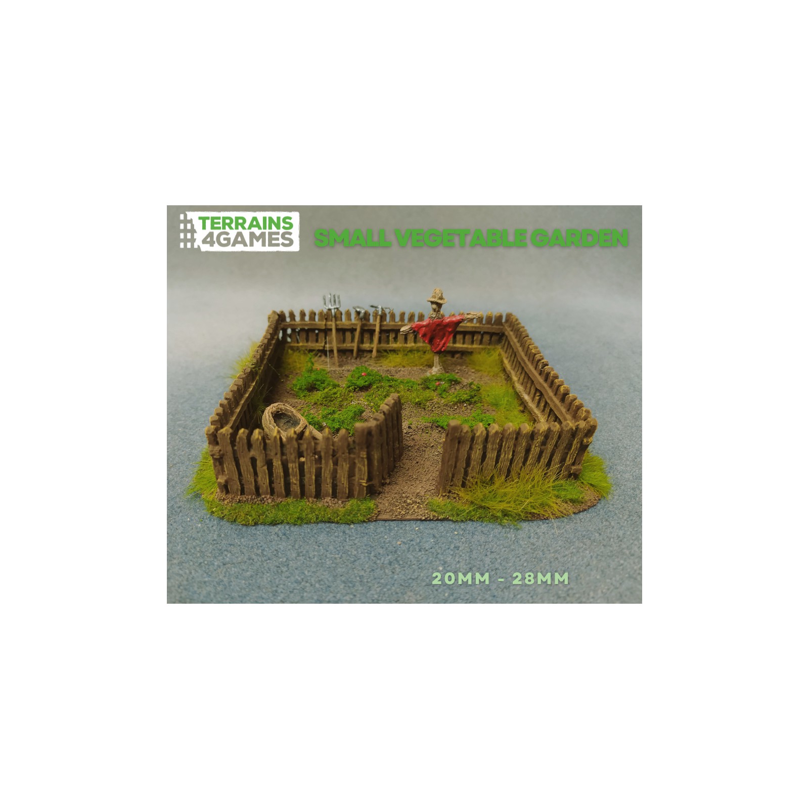 Small VEGETABLE GARDEN - 20-28mm scale