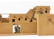 Small DESERT CITY Set - 4 building painted$assembled 28mm scaleale