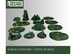 TOXIC WORLD - Large Standard Battlefield Set - 14 elements