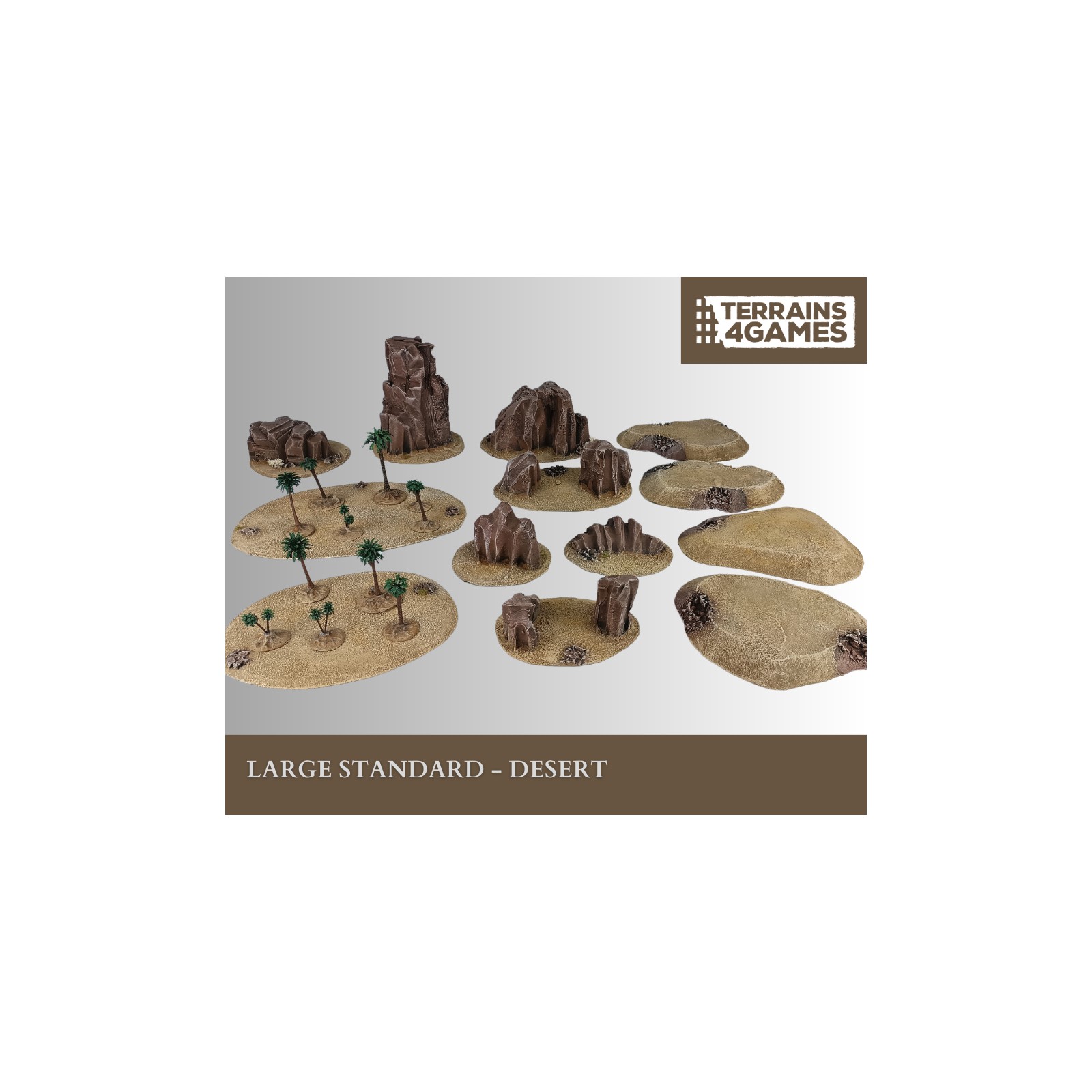 DESERT - Large Standard Battlefield Set - 14 elements
